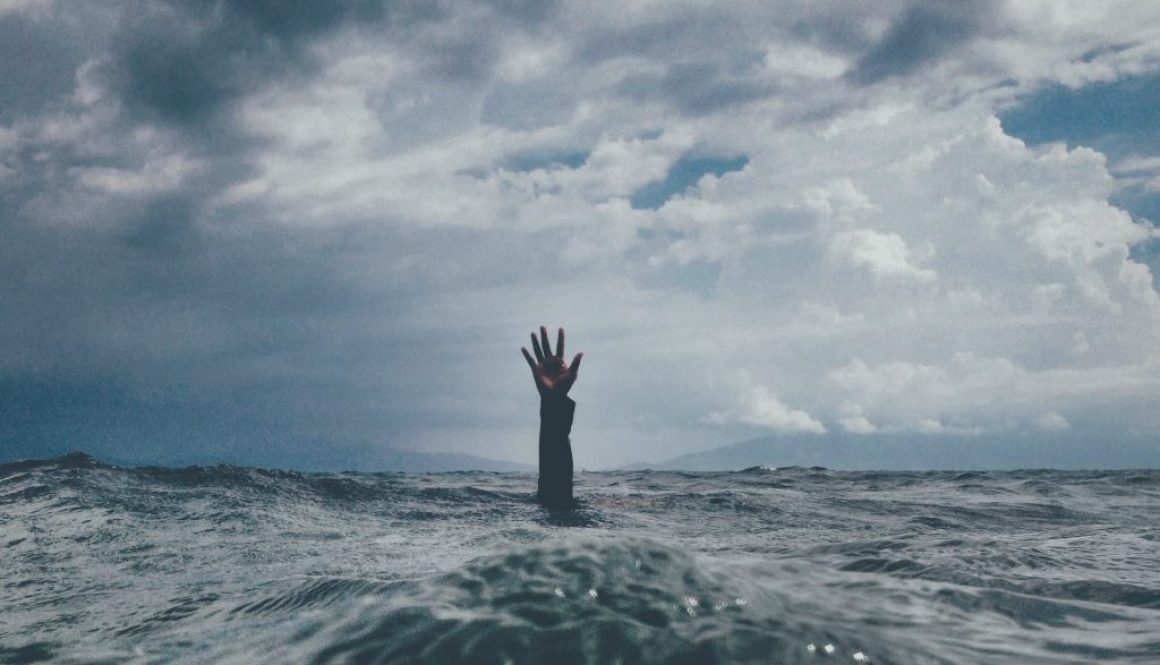 drowning in thoughts